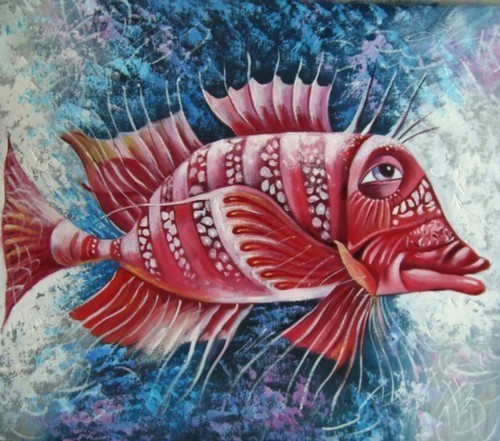 Красная чудо-рыба 108
