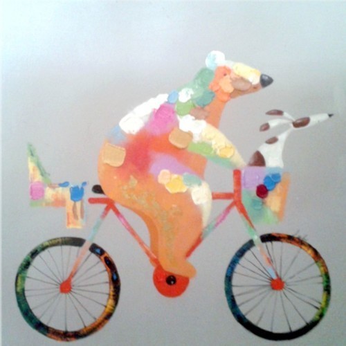 Медведь на велосипеде 593